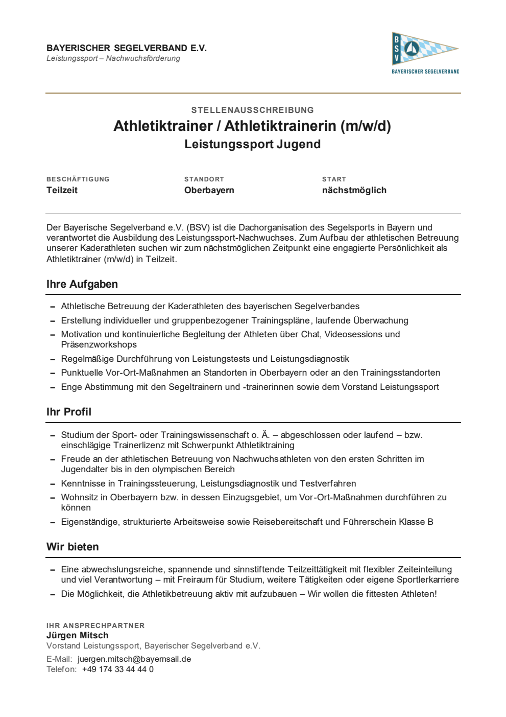 Stellenausschreibung_Athletiktrainer_BSV